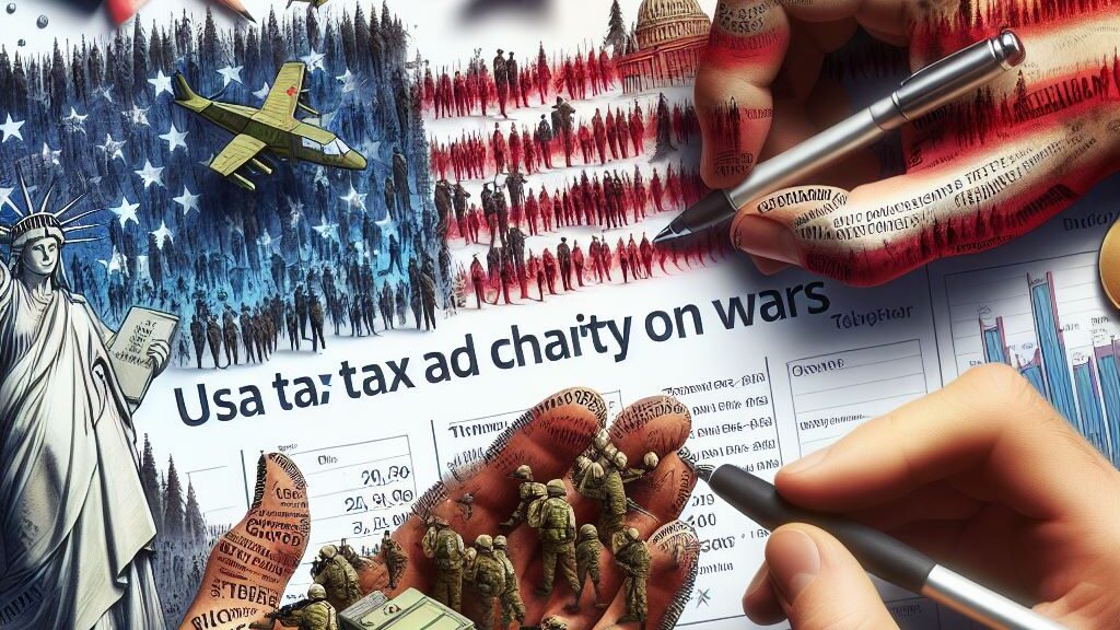 USA Tax & Charity on wars